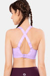 Amante Padded High Impact Anti Microbial Sports Bra  - Digital Lavender — thumbnail 4